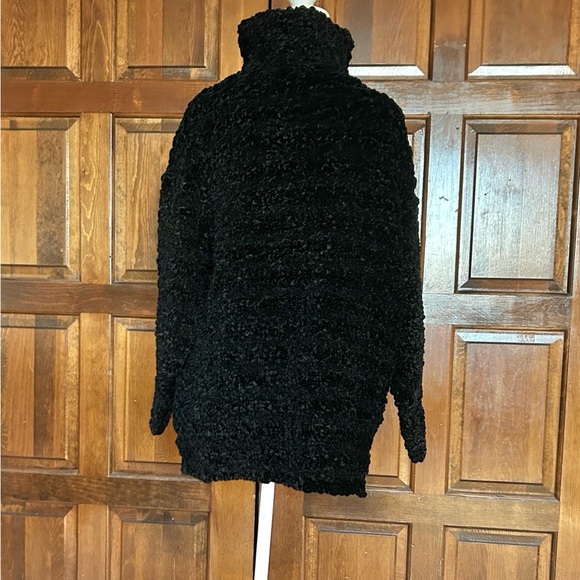 Vintage Georgina Von Etzdorf England Black Textured Collar Shirt Top Size 12 - Picture 2 of 14